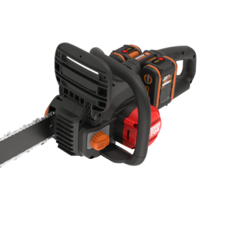 Worx 40V 40cm bezvadu bezsuku ķēdes zāģis WG385E ar akumulatoru un lādētāju