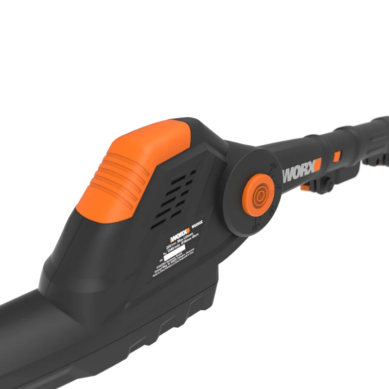Worx 20V 45cm dzīvžogu šķeres ar pagarinājumu WG252E ar akumulatoru un lādētāju
