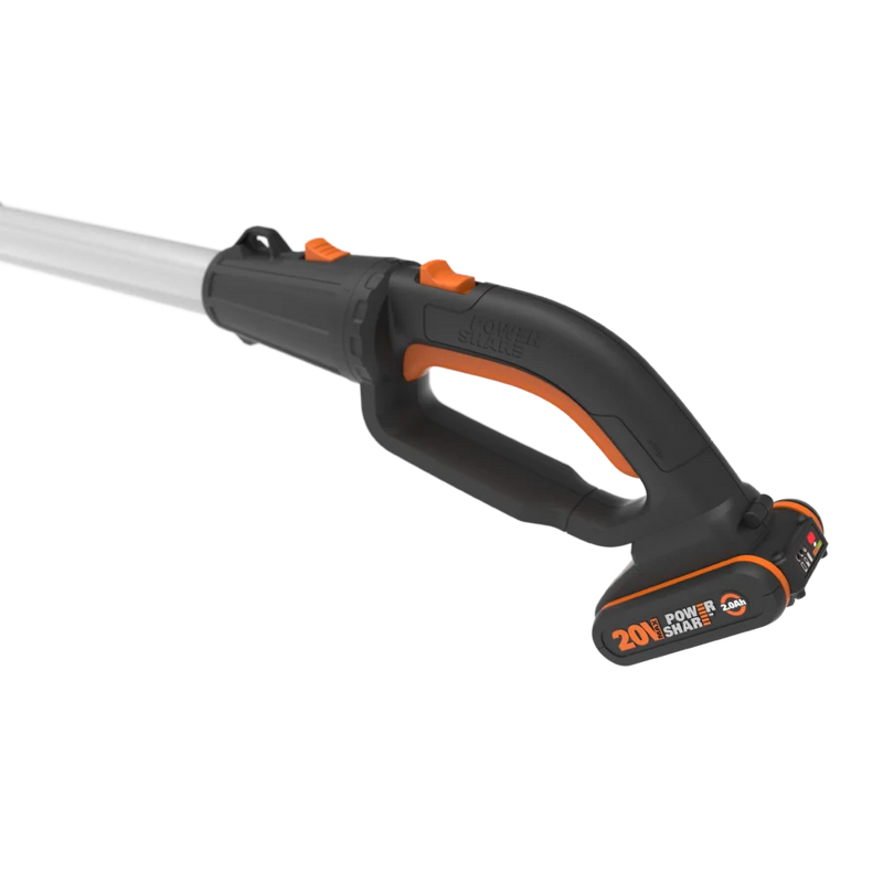 Worx 20V 45cm dzīvžogu šķeres ar pagarinājumu WG252E ar akumulatoru un lādētāju
