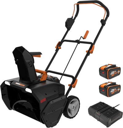 WORX 40V Nitro bezvadu bezsuku sniega pūtējs WG471E ar akumulatoru un lādētāju