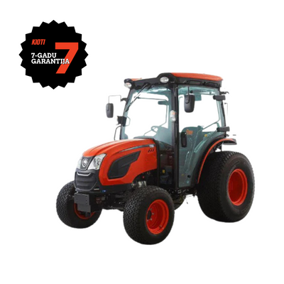 Jauns Kioti CK2630H modelis ar hidrostatisko transmisiju Latvijā
