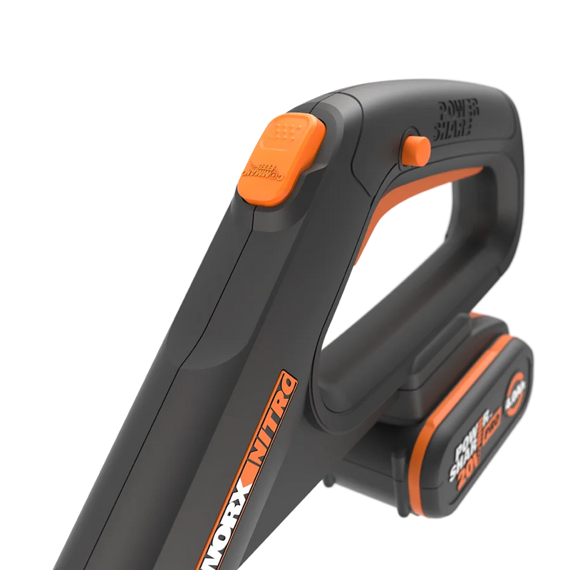 Worx 20V 33cm bezvadu zāles trimmeris WG173E ar akumulatoru un lādētāju