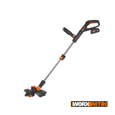 Worx 20V 33cm bezvadu zāles trimmeris WG173E ar akumulatoru un lādētāju