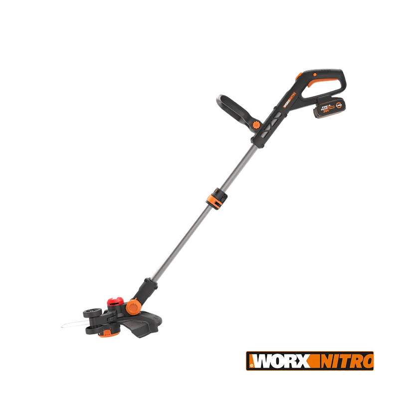 Worx 20V 33cm bezvadu zāles trimmeris WG173E ar akumulatoru un lādētāju