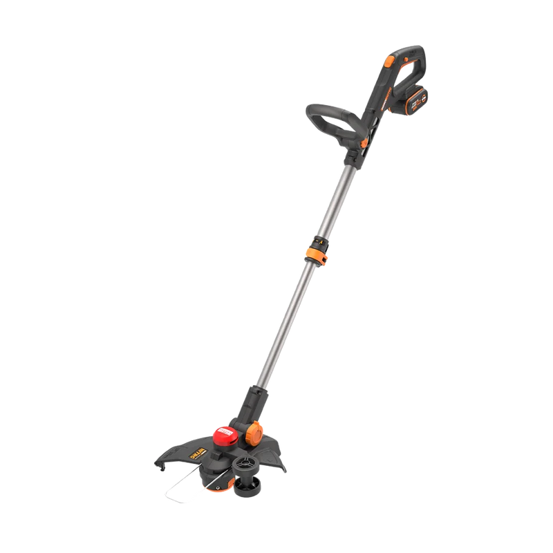 Worx 20V 33cm bezvadu zāles trimmeris WG173E ar akumulatoru un lādētāju