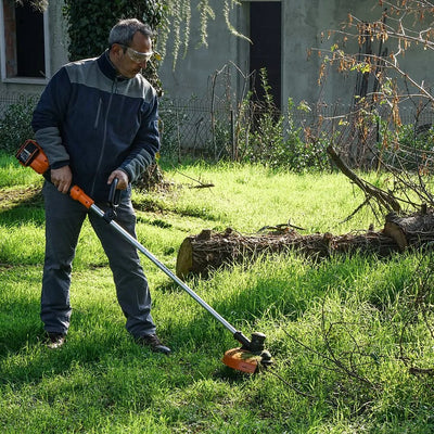 Worx 40V 33cm bezvadu zāles trimmeris WG183E.9 bez akumulatora un lādētāja