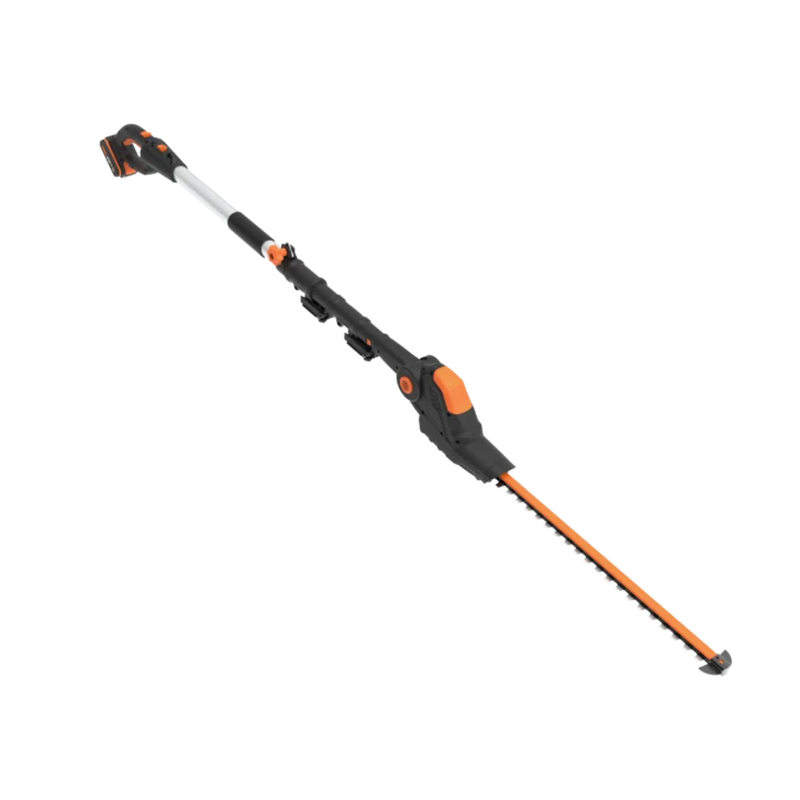 Worx 20V 45cm dzīvžogu šķeres ar pagarinājumu WG252E ar akumulatoru un lādētāju
