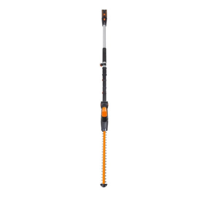 Worx 20V 45cm dzīvžogu šķeres ar pagarinājumu WG252E ar akumulatoru un lādētāju