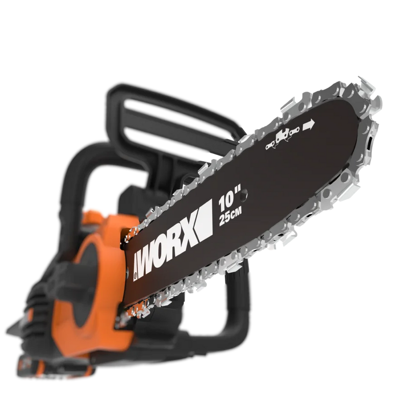Worx 20V 25cm bezvadu ķēdes zāģis WG322E.9 bez akumulatora un lādētāja
