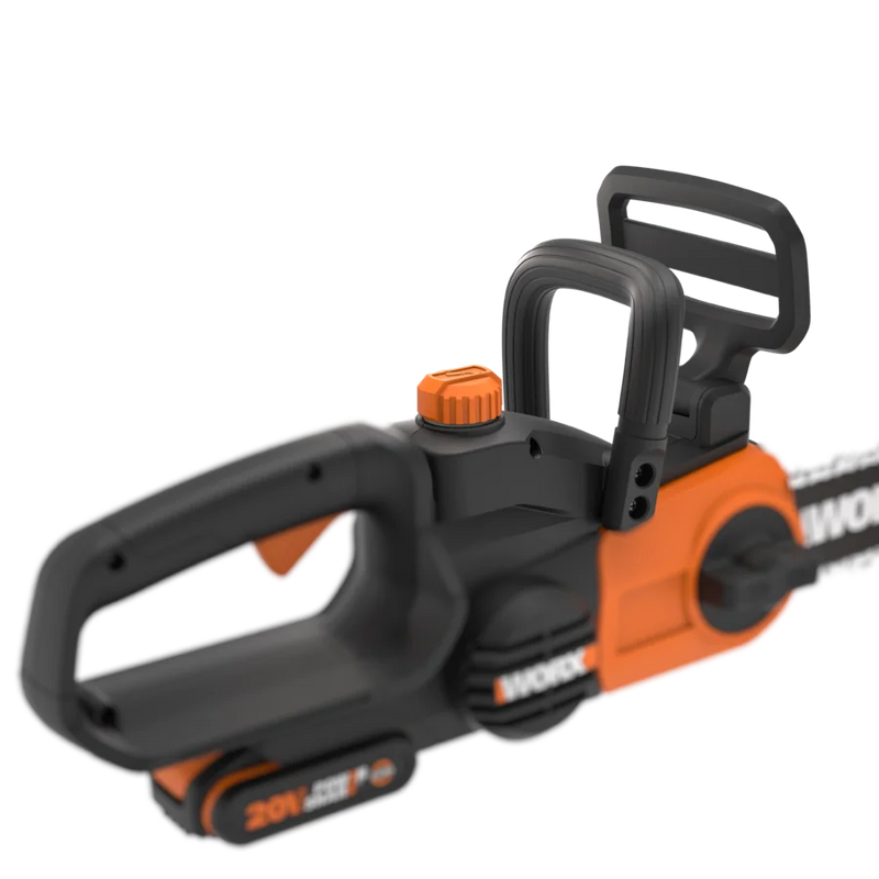 Worx 20V 25cm bezvadu ķēdes zāģis WG322E.9 bez akumulatora un lādētāja