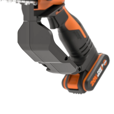 Worx 20V 12cm bezvadu kompaktās klases ķēdes zāģis WG324E ar akumulatoru