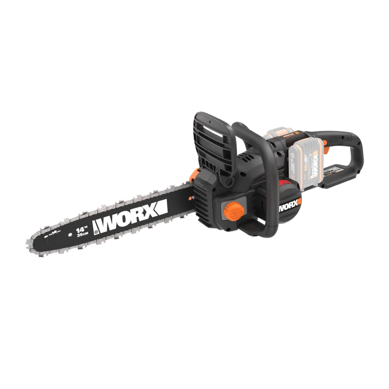 Worx 40V 35 cm bezvadu bezsuku ķēdes zāģis WG384E.9 bez akumulatora un lādētāja