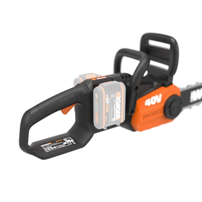 Worx 40V 35 cm bezvadu bezsuku ķēdes zāģis WG384E.9 bez akumulatora un lādētāja