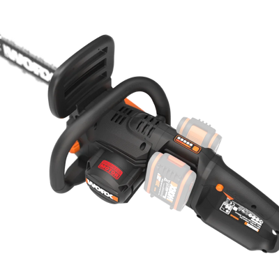 Worx 40V 35 cm bezvadu bezsuku ķēdes zāģis WG384E.9 bez akumulatora un lādētāja