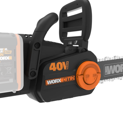 Worx 40V 40cm bezvadu bezsuku ķēdes zāģis WG385E.9 bez akumulatora un lādētāja