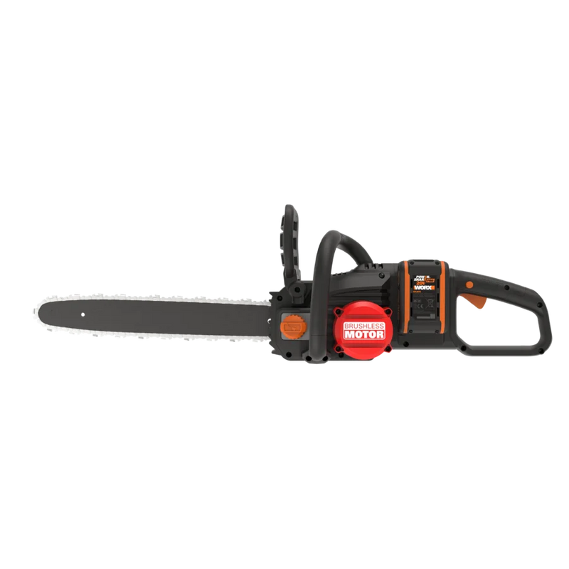 Worx 40V 40cm bezvadu bezsuku ķēdes zāģis WG385E ar akumulatoru un lādētāju