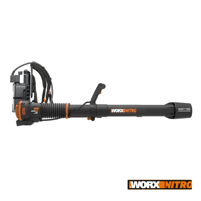 Worx 80V PowerShare bezsuku muguras gaisa pūtējs WG572E ar akumulatoriem