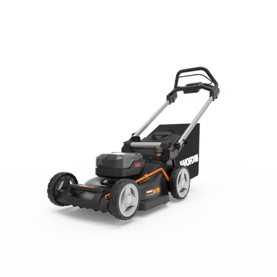 Worx  bezsuku stumjamais zāles pļāvējs ar akumulatoru 46cm 40V 2x4Ah WG743E