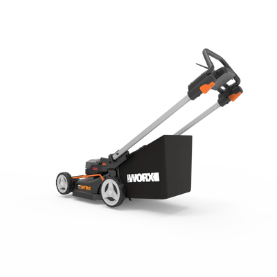 Worx  bezsuku stumjamais zāles pļāvējs ar akumulatoru 46cm 40V 2x4Ah WG743E