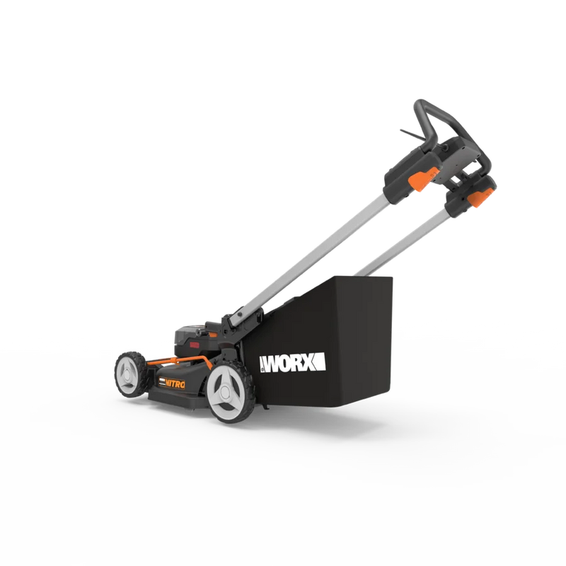 Worx  bezsuku stumjamais zāles pļāvējs ar akumulatoru 46cm 40V 2x4Ah WG743E