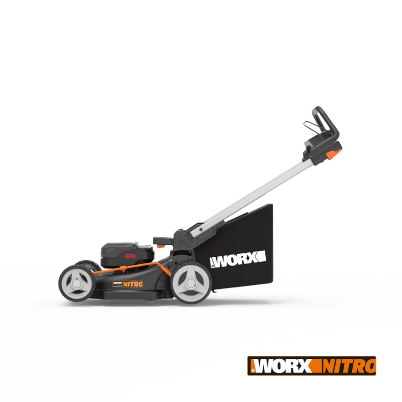 Worx  bezsuku stumjamais zāles pļāvējs ar akumulatoru 46cm 40V 2x4Ah WG743E