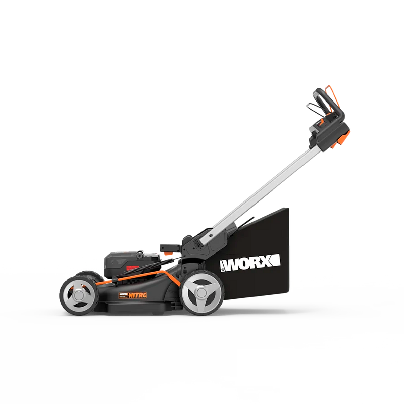 Worx bezsuku pašgājējs zāles pļāvējs ar akumulatoru 46cm 40V 2x4Ah WG749E