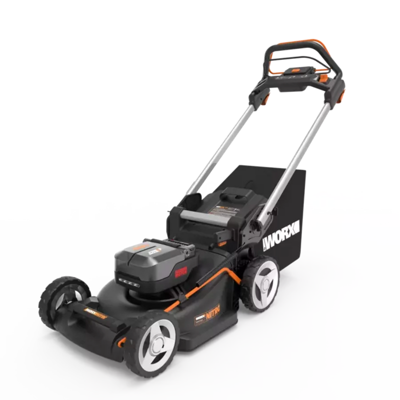 Worx bezsuku pašgājējs zāles pļāvējs ar akumulatoru 46cm 40V 2x4Ah WG749E