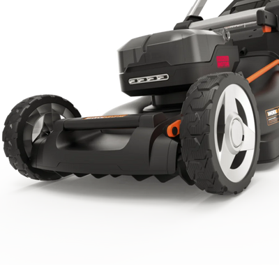 Worx bezsuku pašgājējs zāles pļāvējs ar akumulatoru 46cm 40V 2x4Ah WG749E