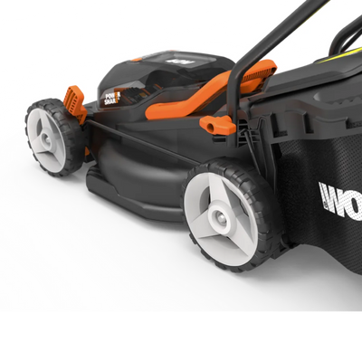 Worx stumjamais zāles pļāvējs ar akumulatoru 34cm 2x2.5Ah 40V WG779