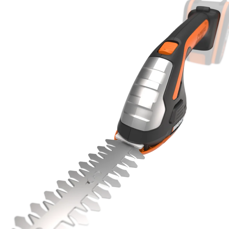 Worx 20V bezvadu 3-in-1 ZEN zāles un krūmu šķēres WG801E.9, bez akumulatora un lādētāja