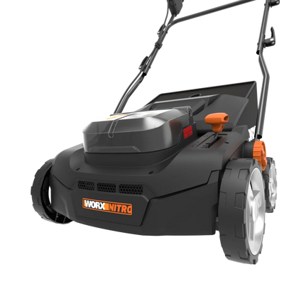 Worx 40V bezvadu bezsuku skarifikātors un aerators WG855E.9 bez akumulatora un lādētāja