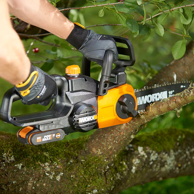 Worx 20V 25cm bezvadu ķēdes zāģis WG322E.9 bez akumulatora un lādētāja