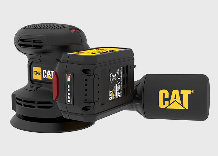 CAT 18V ekscentra slīpmašīna 125mm bez akumulatora DX42B)