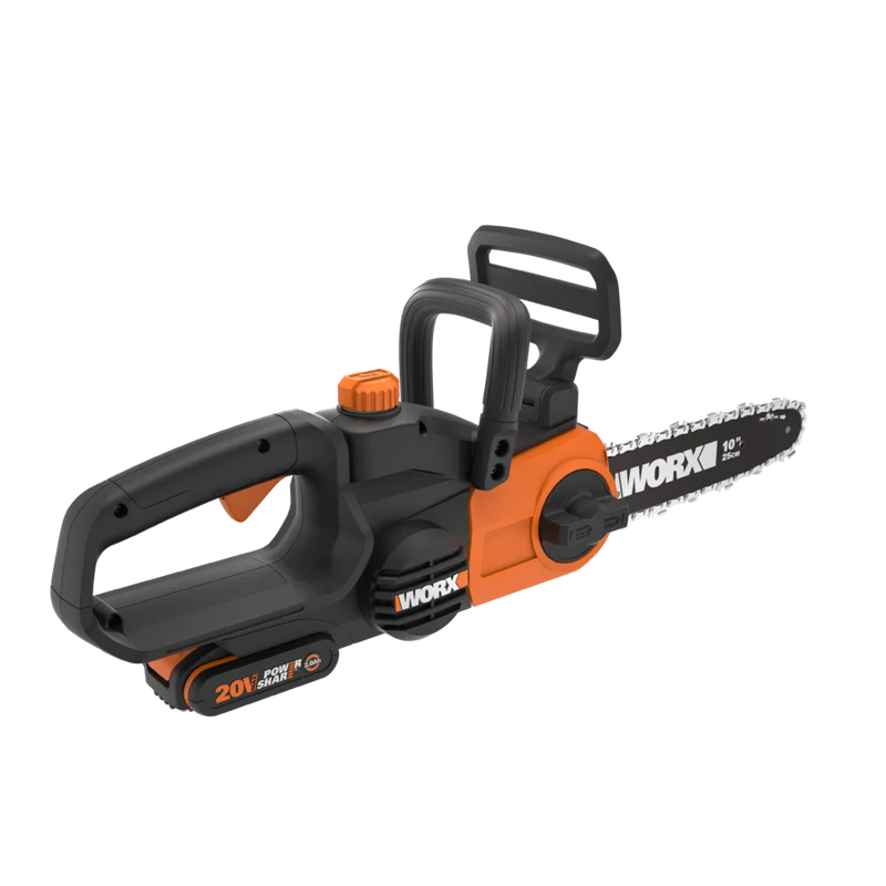 Worx 20V 25cm bezvadu ķēdes zāģis WG322E.9 bez akumulatora un lādētāja